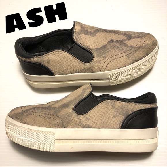ash jungle platform sneakers